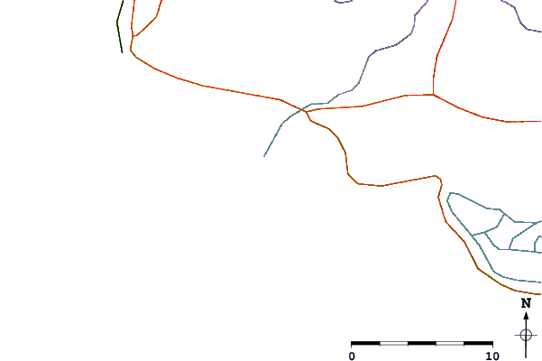 Roads and rivers around Saint Nicolas