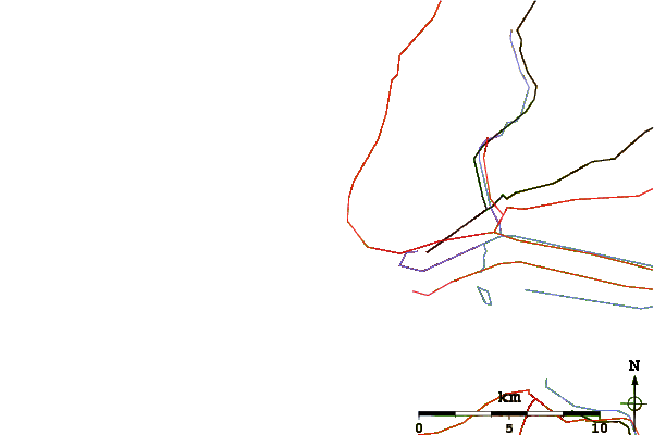 Roads and rivers around Sainte Adresse