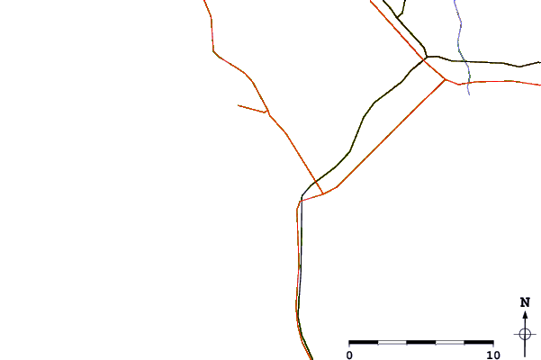 Roads and rivers around Ste Barbe