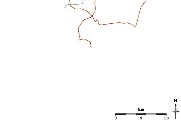 Roads and rivers around Salcombe