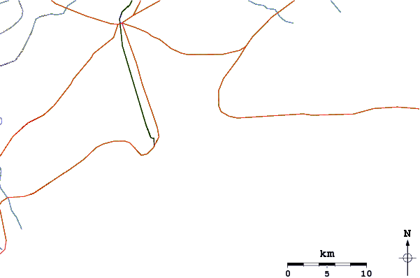 Roads and rivers around Salina Cruz
