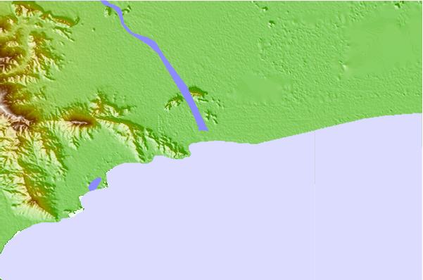 Surf breaks located close to Salina Cruz