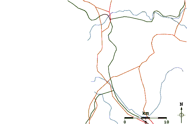 Roads and rivers around Salinas River State Beach