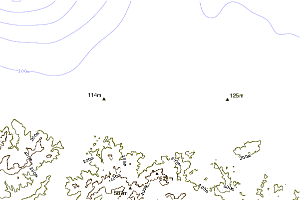 Shoreline around Salinas
