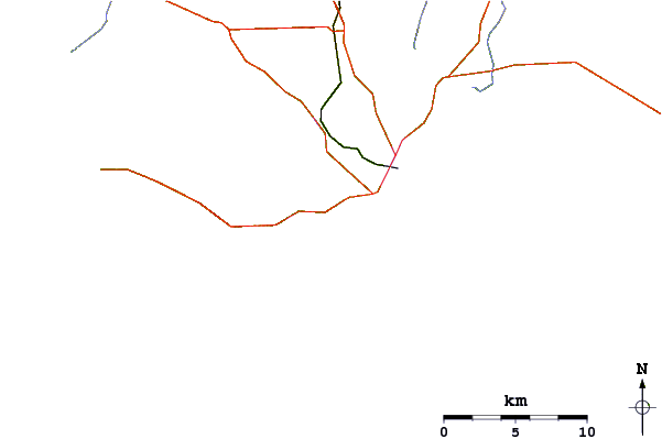 Roads and rivers around Salmon Bay