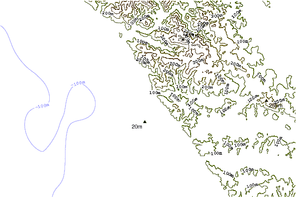 Shoreline around Salmon Creek