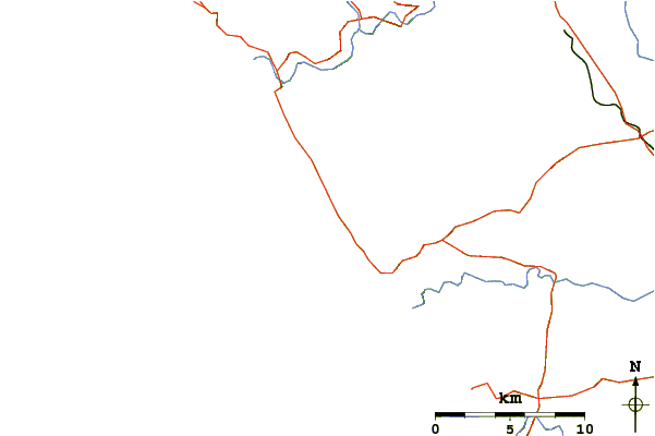 Roads and rivers around Salmon Creek