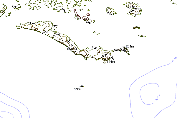 Shoreline around Salmon Holes Reef
