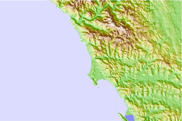 Surf breaks located close to Salmon Creek
