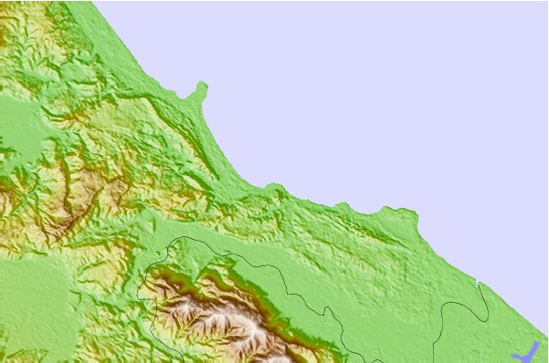 Surf spots located close to Salsa Brava