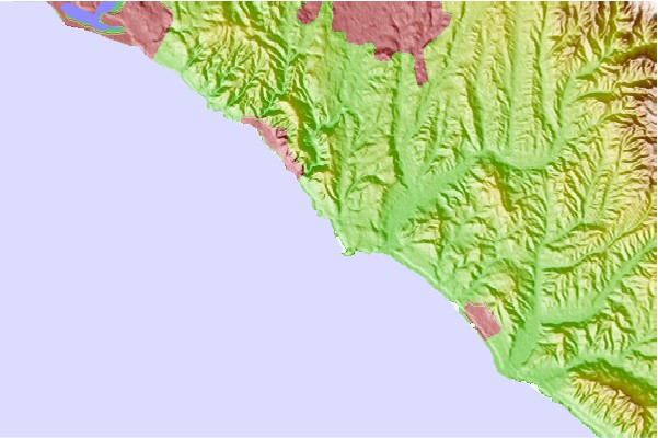 Surf spots located close to Salt Creek Beach Park
