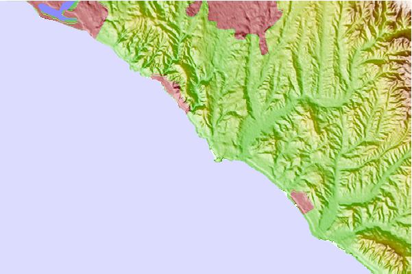 Surf spots located close to Salt Creek Heroins