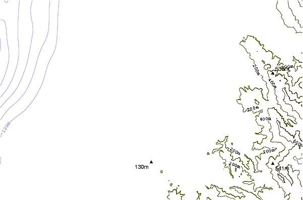 Shoreline around Samoa Peninsula