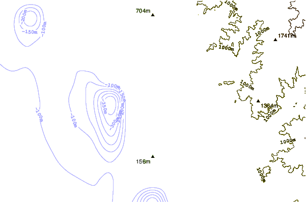 Shoreline around San Bartolo - Derechitas