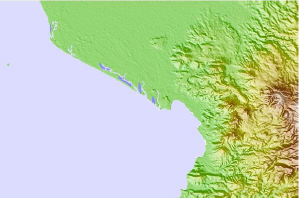 Surf spots located close to San Blas