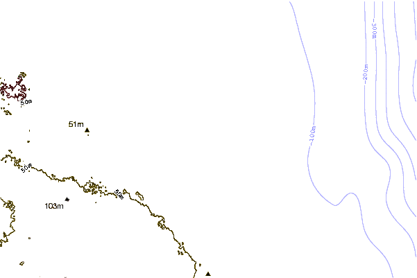 Shoreline around Li Marangi (San Foca)