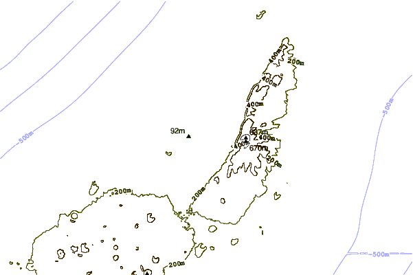 Shoreline around San Juan