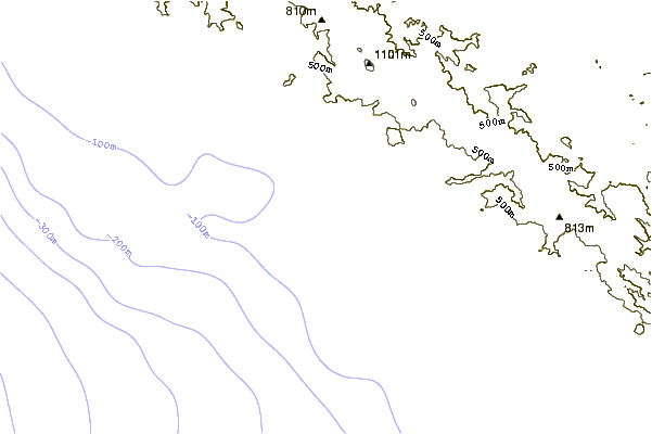 Shoreline around San Simeon Creek