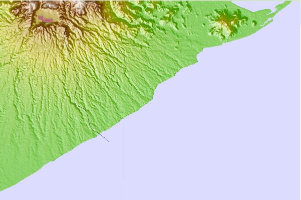 Surf breaks located close to San Carlos Point