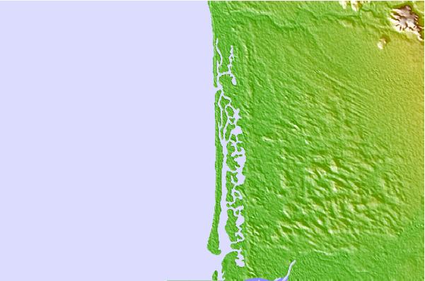 Surf breaks located close to San Jorge