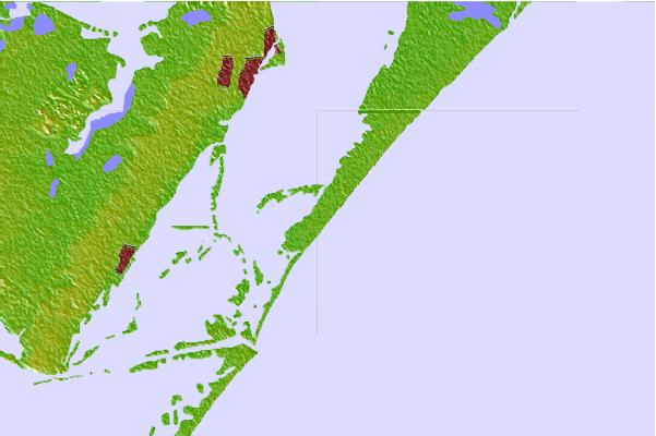 Surf breaks located close to San Jose Island