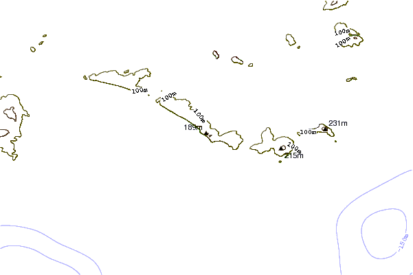 Shoreline around Sand Patch Beach