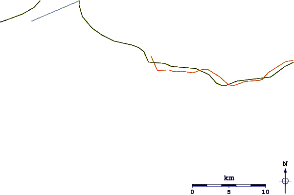 Roads and rivers around Sandbanks Provincial Park