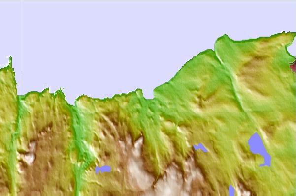 Surf spots located close to Sandside Bay