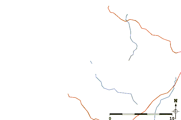 Roads and rivers around Sandwood Bay