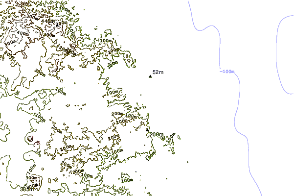 Shoreline around Sandy Bay