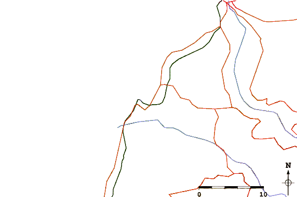 Roads and rivers around Sandy Beach - Chekka
