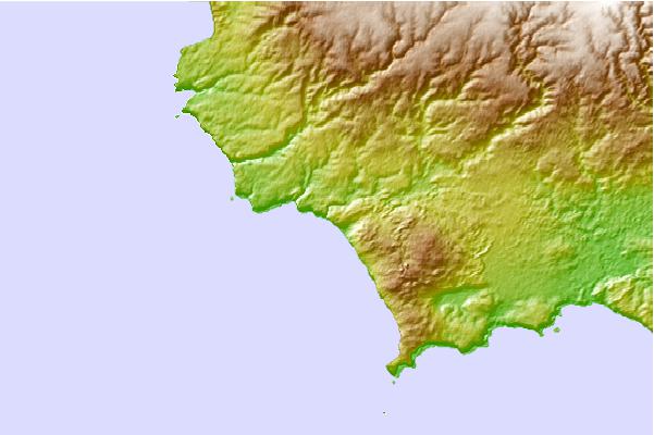 Surf spots located close to Sandy Creek