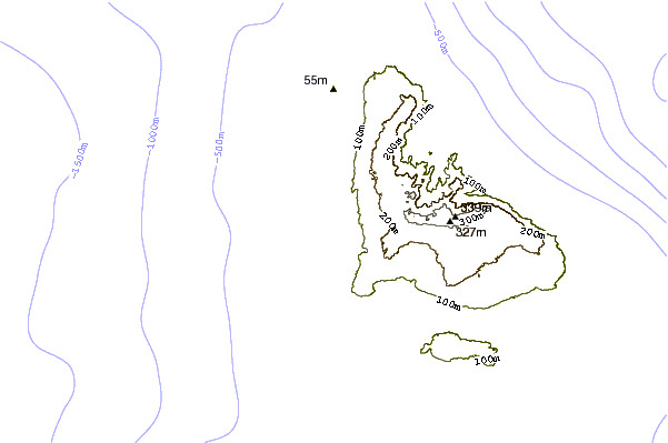 Shoreline around Sandy Lane