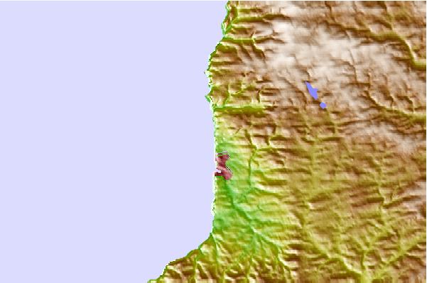 Surf breaks located close to Sandy Mouth