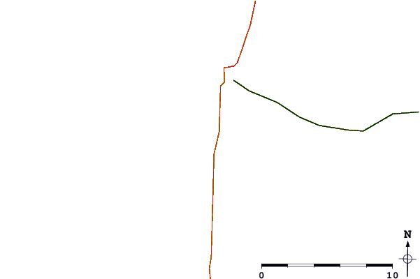 Roads and rivers around Sansibar Rantum (Sylt)