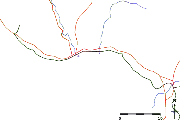 Roads and rivers around Santa Cruz - 26th