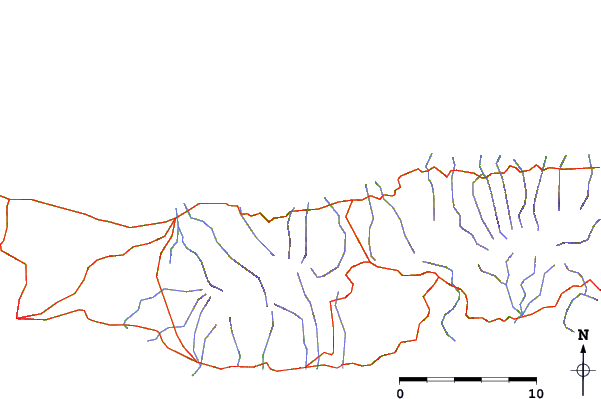 Roads and rivers around San Miguel - Santa Iria