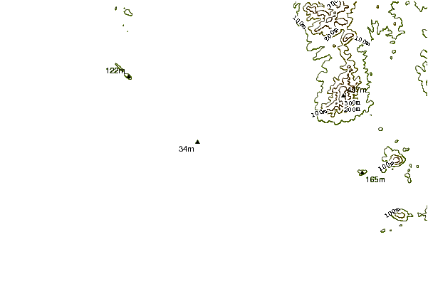 Shoreline around Santa Lucia del Este