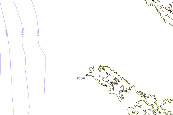 Shoreline around Santa Maria Rivermouth