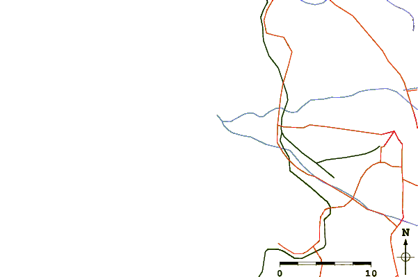 Roads and rivers around Santa Maria Rivermouth