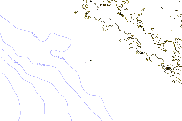 Shoreline around Santa Rosa Creek