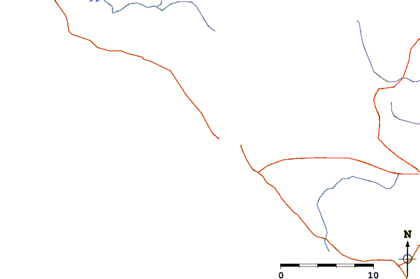 Roads and rivers around Santa Rosa Creek