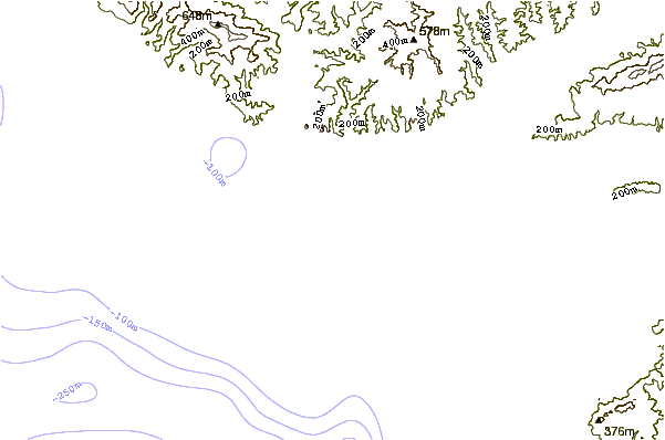 Shoreline around Santa Clara Rivermouth