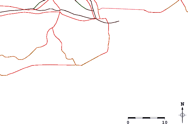 Roads and rivers around São Conrado