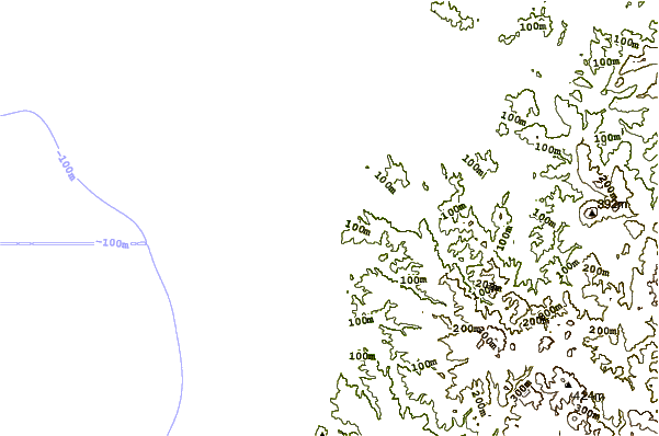 Shoreline around Sao Lourenço