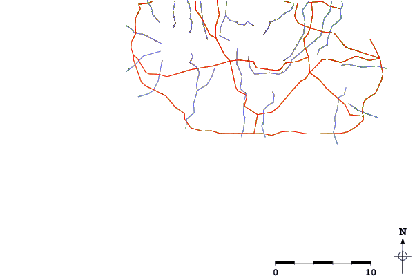 Roads and rivers around Terceira - Sao Mateus da Calherta