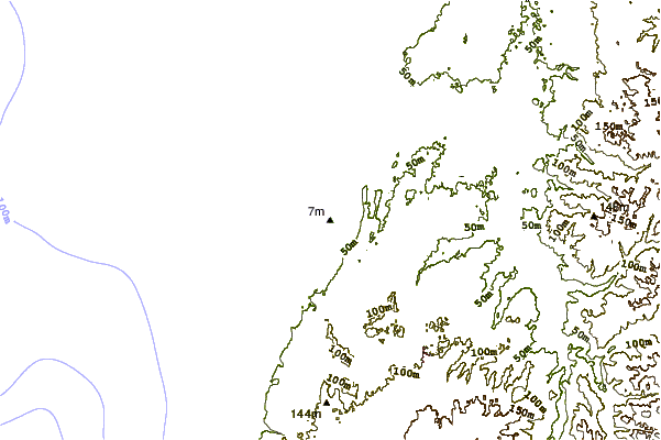 Shoreline around Sao Pedro de Moel