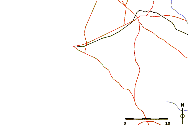 Roads and rivers around Sao Torpes