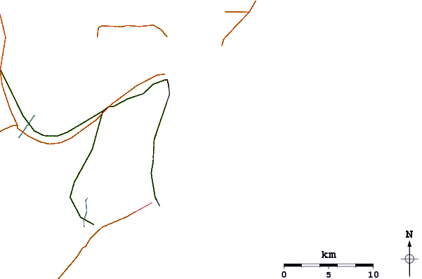 Roads and rivers around Sao Joao do Norte