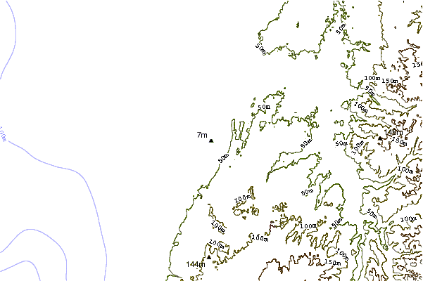 Shoreline around Sao Pedro de Muel